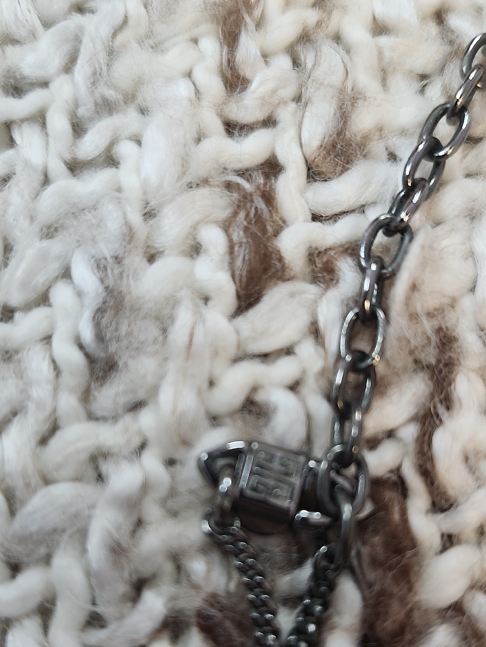 Givenchy Blue Crystal Statement Necklace in Gunmetal Tone Excellent Condition - Picture 2 of 8